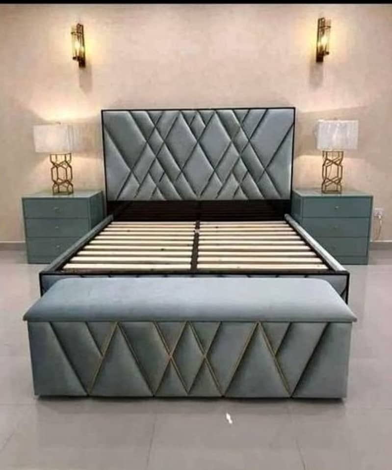 Poshish bed/bed set/bed for sale/king size bed/double bed/furniture 2
