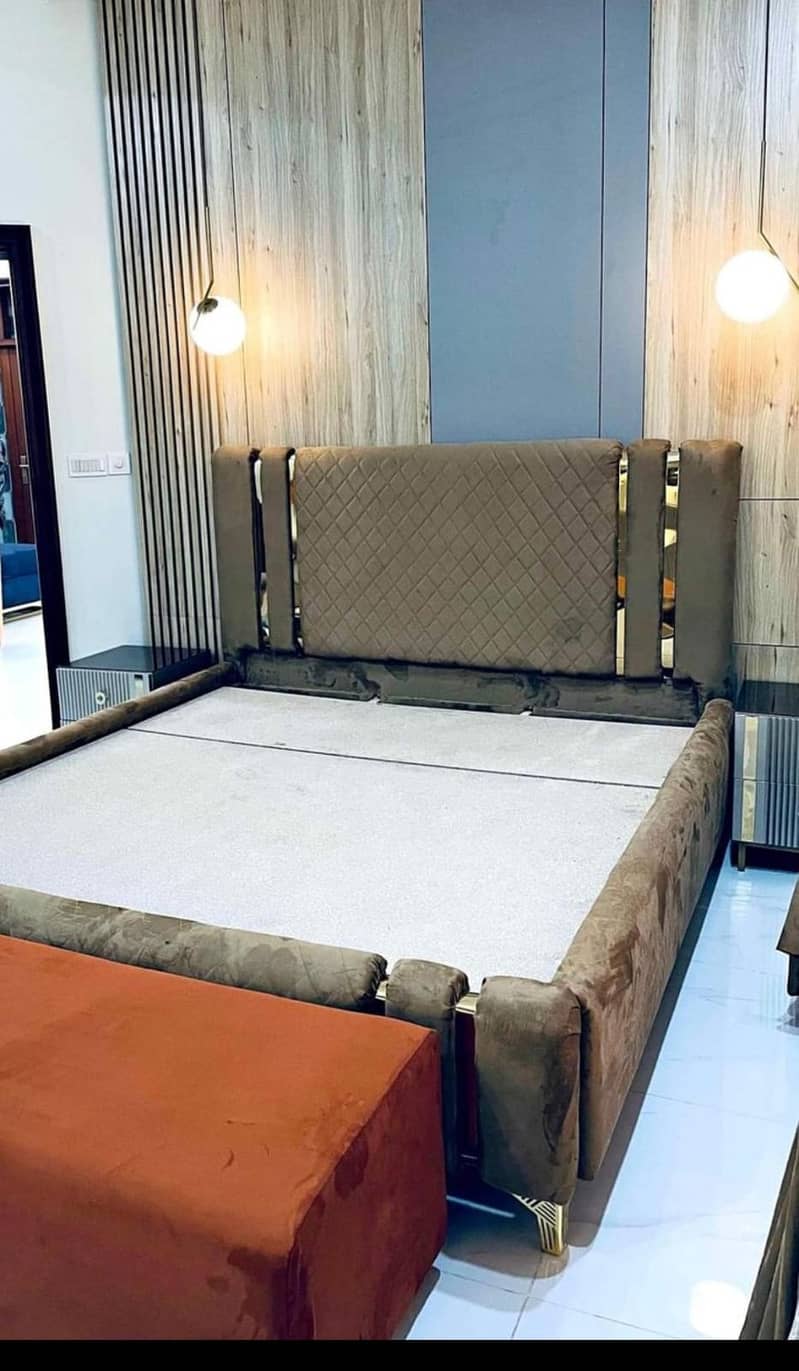 Poshish bed/bed set/bed for sale/king size bed/double bed/furniture 11