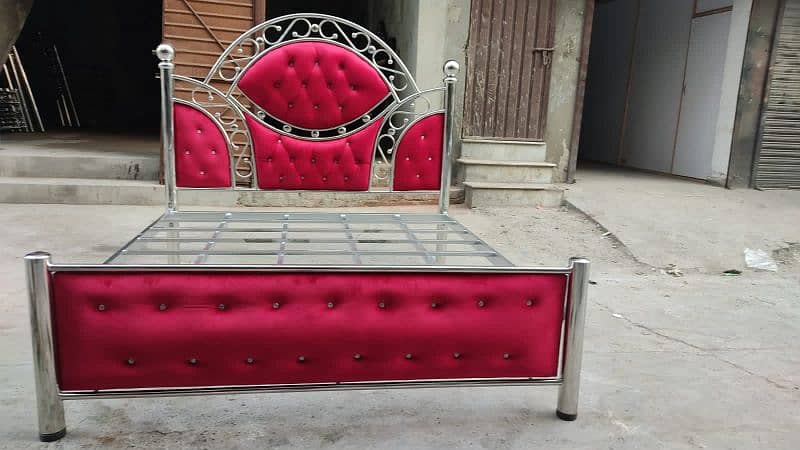 Steel Double Bed 6