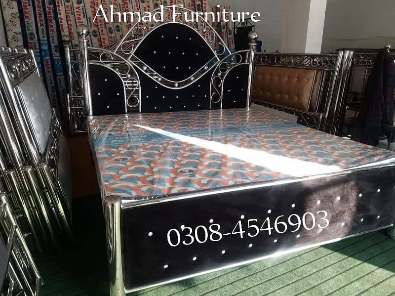 Steel Double Bed 12