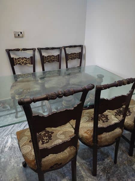 6 Chair Chinoti Dining Table 0