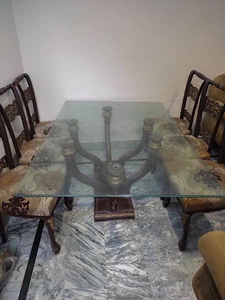 6 Chair Chinoti Dining Table 3