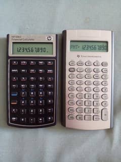Texas BA2 plus professionals financial calculator hp 10b2 calculator