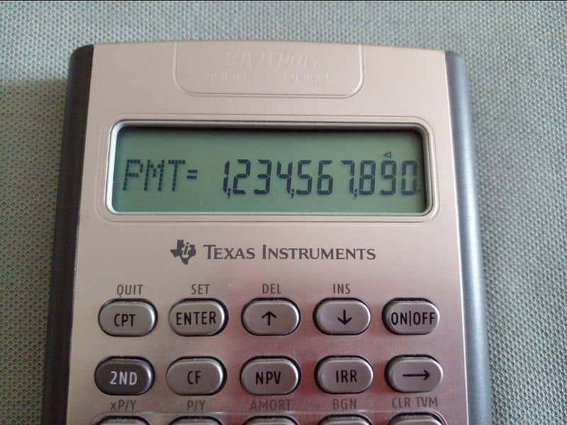 Texas BA2 plus professionals financial calculator hp 10b2 calculator 3
