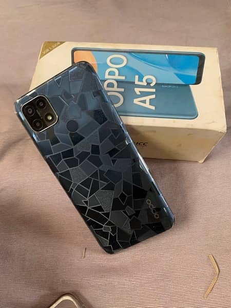 Oppo A15 with box 0