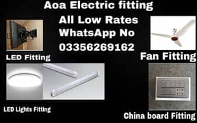 Aoa Electronic Fitting Fan LED TV LED Lights ISB/RWP