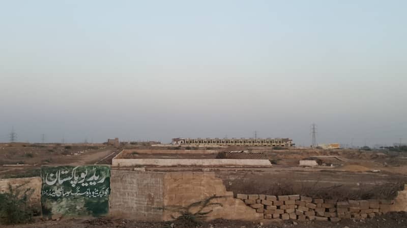 In Radio Pakistan Employees Cooperative Society Residential Plot For sale Sized 120 Square Yards 4