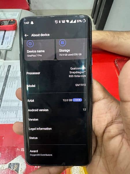 one plus 7 pro 12/256 5