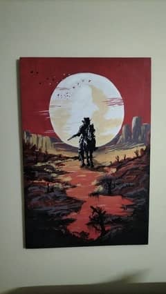 red dead redemtion painting