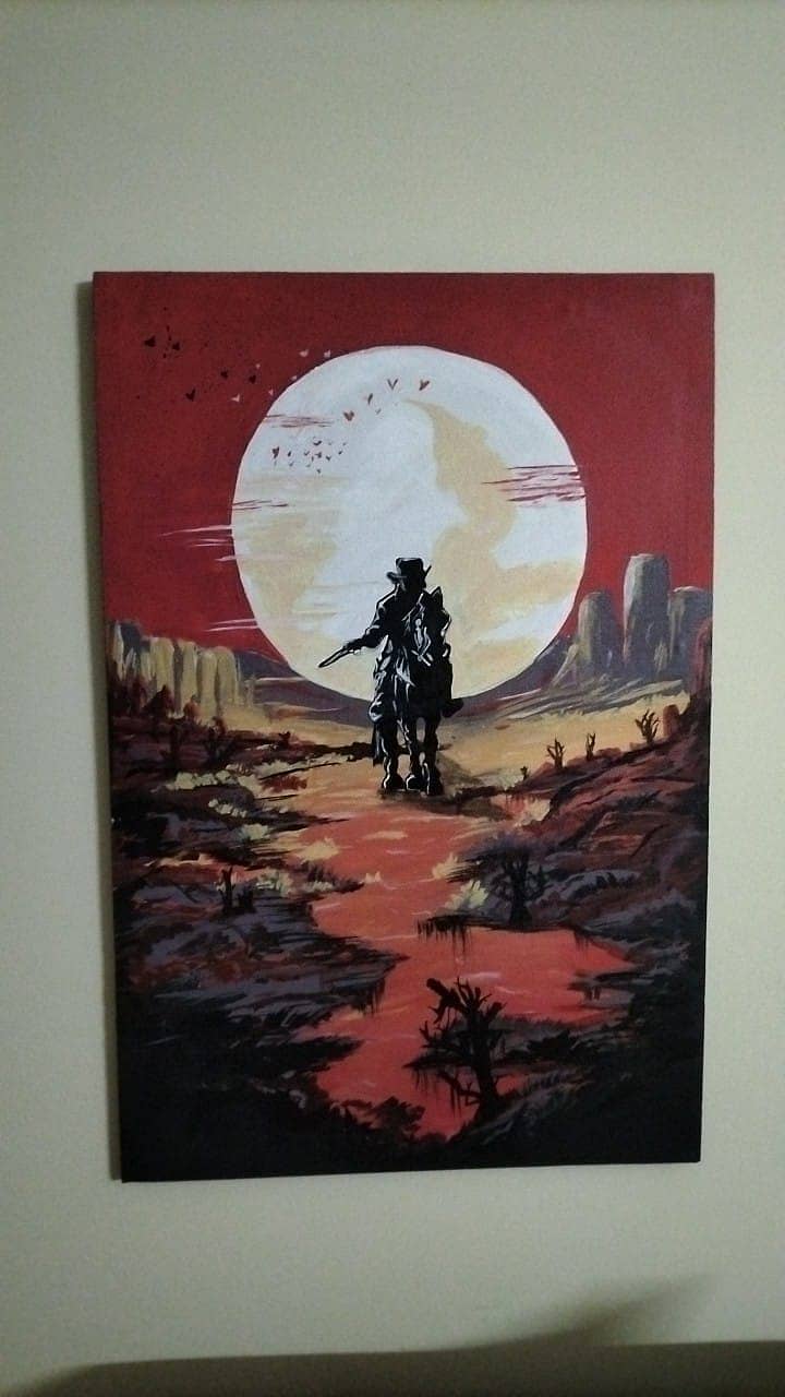 red dead redemtion painting 0