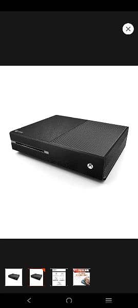 Xbox One with power supply. 9 games installed  500gb hard 0