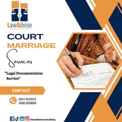 Court Marriage/Online Marriage/Nadra Marriage Certificate/Legal Servic