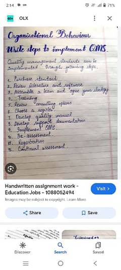 handwriting