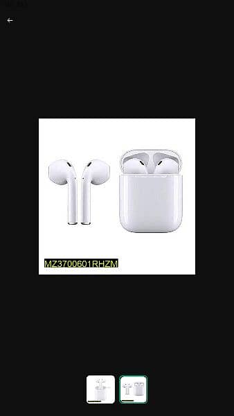 i12 tws airpods UNLIMITIED STOCK AVALIBLE COLOUR WHITE BLACK 1