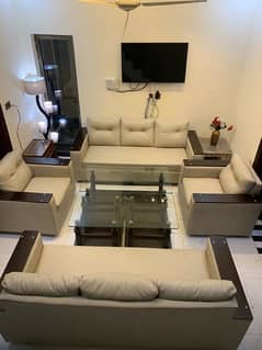 8 seater sofa set with tables