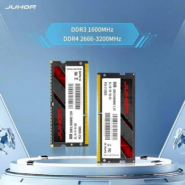 New 8GB DDR3 1600 MHz Juhor Ram for laptop 0