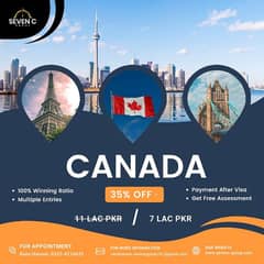Canada multiple family/single visit visa with 100 Ratio