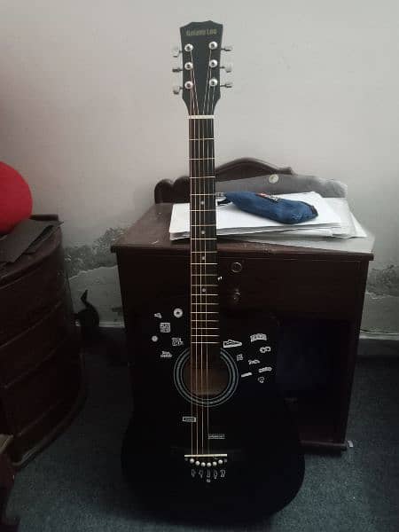 Acoustic guitar for sale with free bag, strings, and picks 1