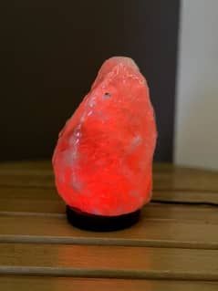 Natural Pink Salt Lamp 0