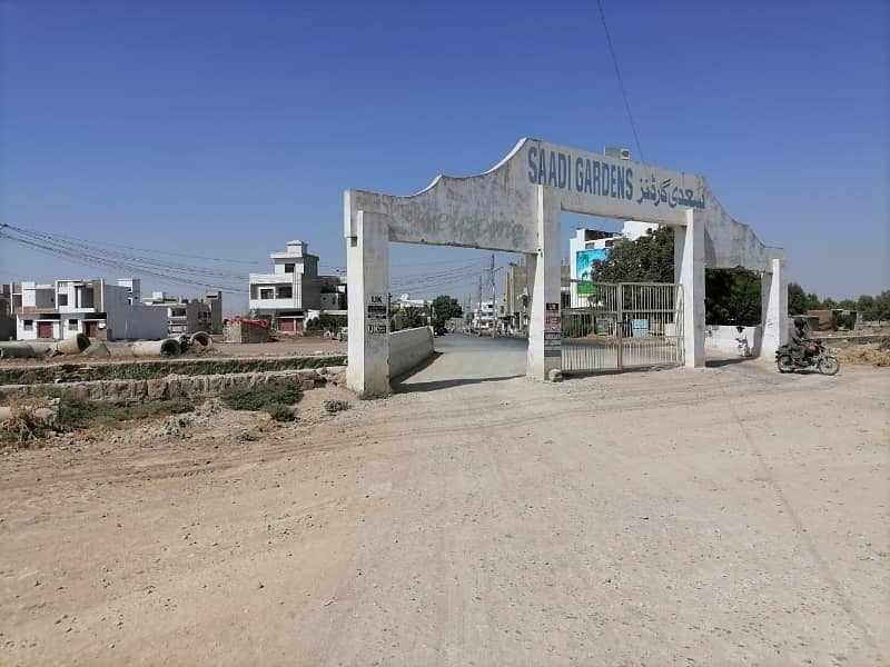 Prime Location 200 Square Yards Commercial Plot In Stunning Saadi Garden Is Available For sale 0