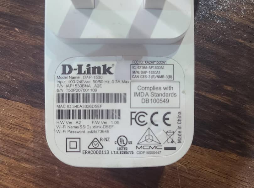 D-Link DAP-1530 Wifi increase WiFi-Boos 'ter AC750 (Branded Used) 1