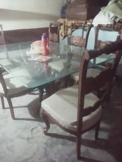 Dining Table (New Condition) 6 Chairs 0