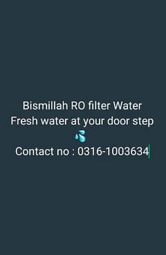 RO water home Delivery available
