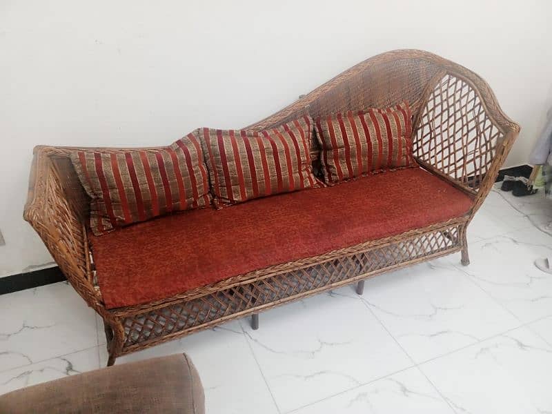 cane 3 seater sofa for sale 1