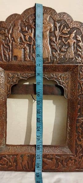 antique egyption copper frame 3