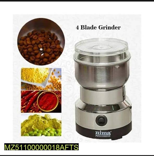 Multi-Functional electric spice stainless steel grinder 2