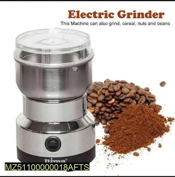 Multi-Functional electric spice stainless steel grinder 3