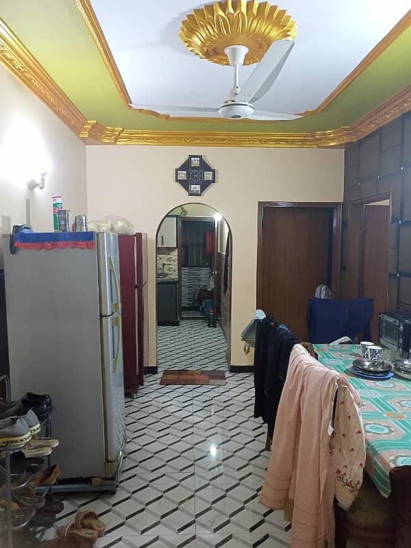 3 BED DD APPARTMENT AVAILABLE FOR SALE IN GULSHAN BLOCK 4 BOUNDARY WALL PROJECT NAMED SAIMA HEAVEN. 11