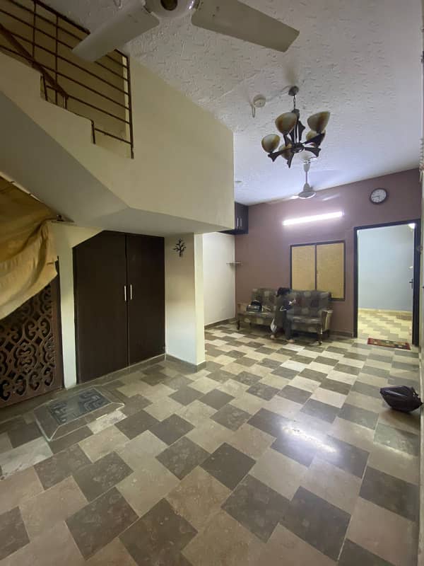 RENOVATED HOUSE GROUND + 2 AVAILABLE FOR SALE IN GULSHAN-E-IQBAL BLOCK 4 NEAR DHORAJI. 11