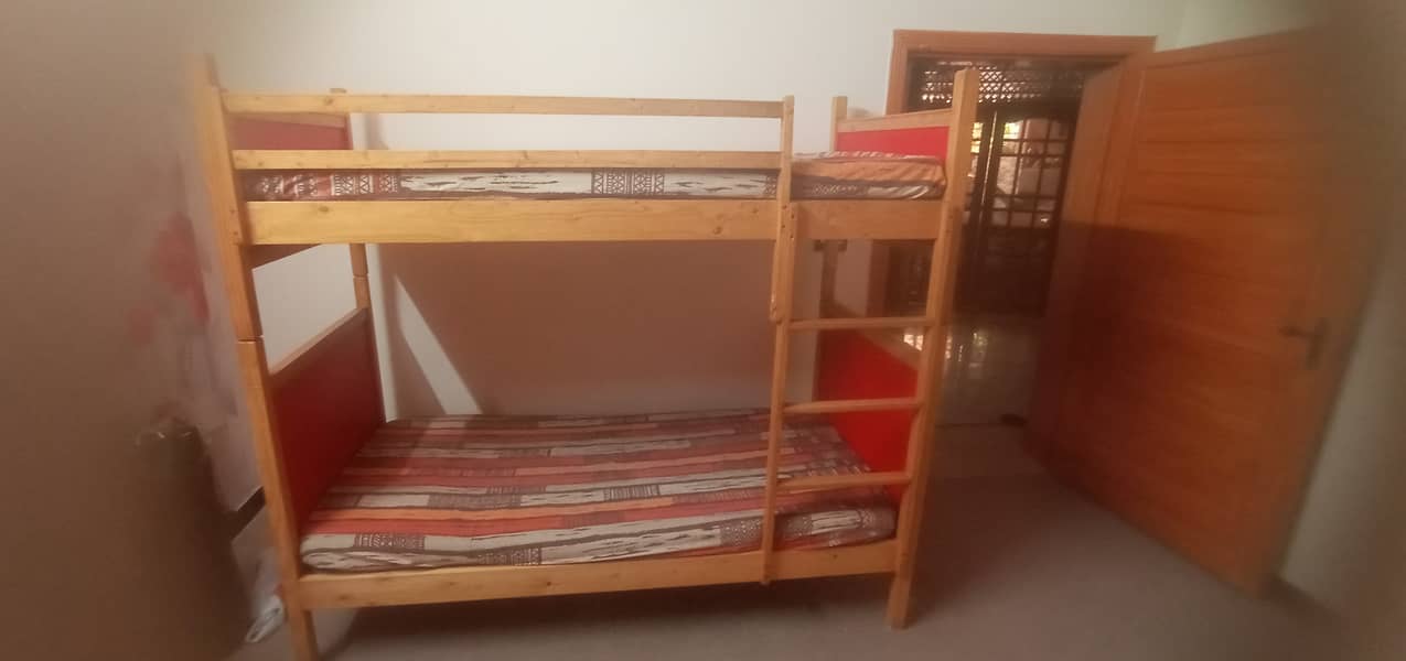 Bunker bed with mattress for sale 1
