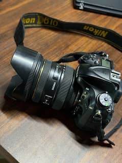 Nikon D610 Full Frame Body and Lens