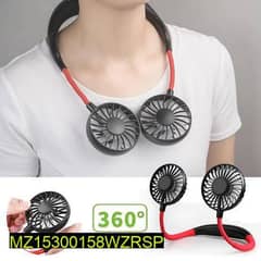 sports portable neck  hanging fan for summer