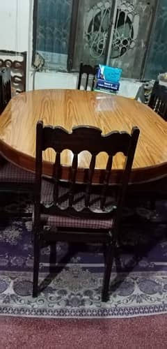 wooden dining table 0