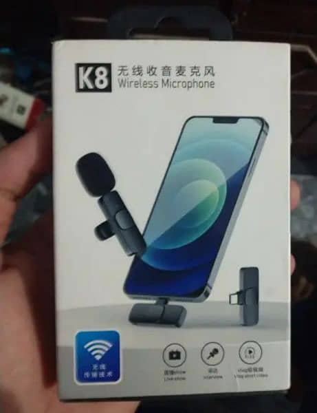 K8 wireless mic for iphone 1