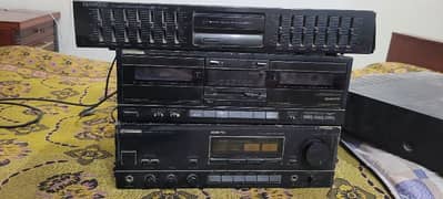 Amplifier, Audio cassette recorder, Equalizer