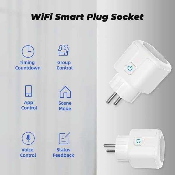 Tuya smart WiFi socket with power monitor 3