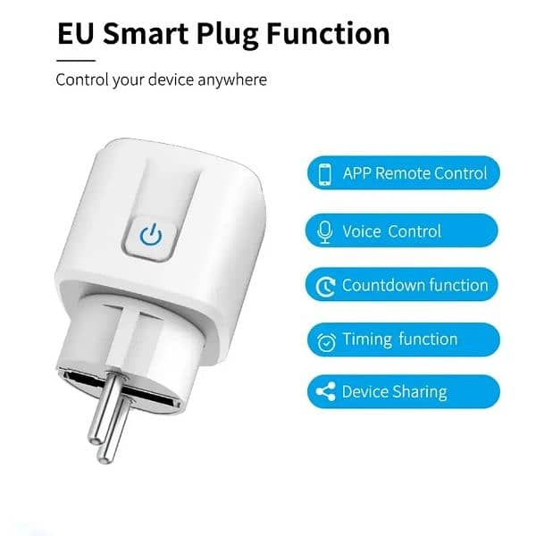 Tuya smart WiFi socket with power monitor 12