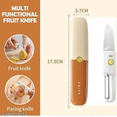 2 in 1 Multifunctional Stainless Steel Knife with Peeler.