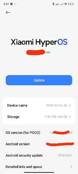 Poco X5 pro 8 256 5