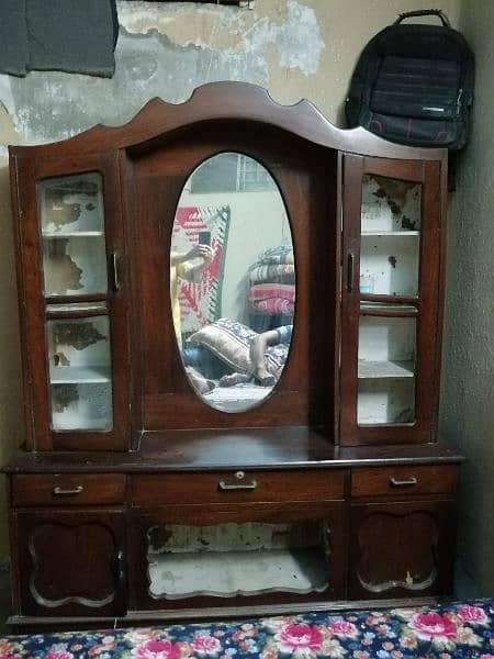 pure solid wood dressing and showcase 2