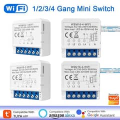 Tuya smart mini WiFi switch 1/2/3/4 gang