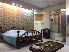 One Bed Portion Beautiful Luxurious Fully Furnished For Rent in DHA Phase 4 Lahore