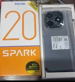 Tecno Spark 20 8+8/128 complete box