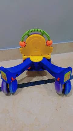Baby rolling ball walker with music