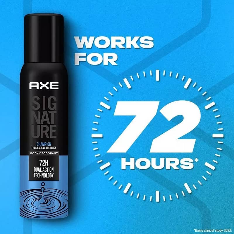 Axe Signature Champion No Gas Body Deodorant Bodyspray for Men 154 ml 4