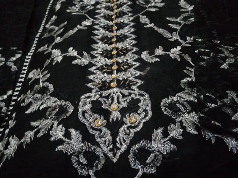 Black Organza dress 1